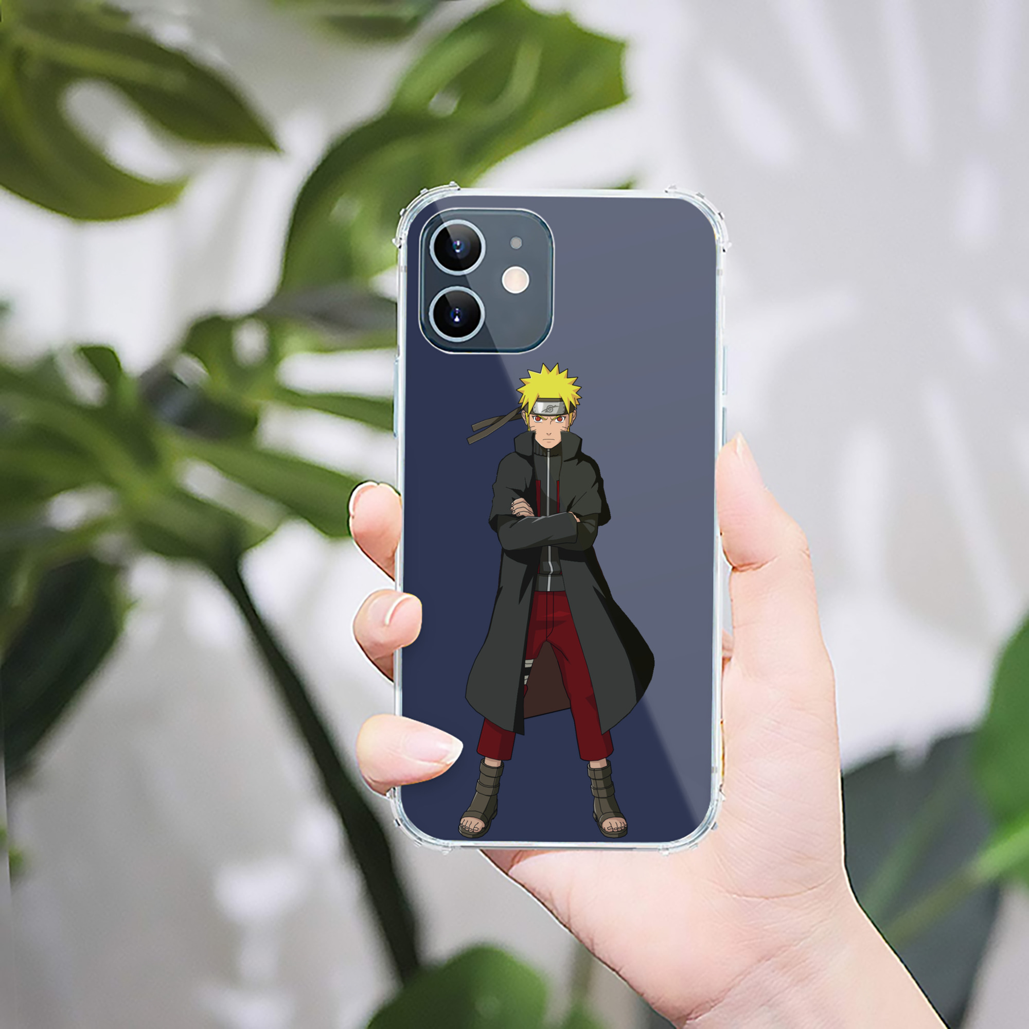 （画像用） NARUTO -ナルト- うずまき ナルト Uzumaki Naruto 【iPhone 12シリーズ対応】透明スマホケース（クリアソフトケース）
